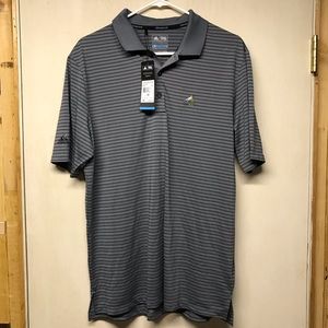 👋🏼ADIDAS CLIMACOOL STRIP SHIRT GOLF 1919 COURSE